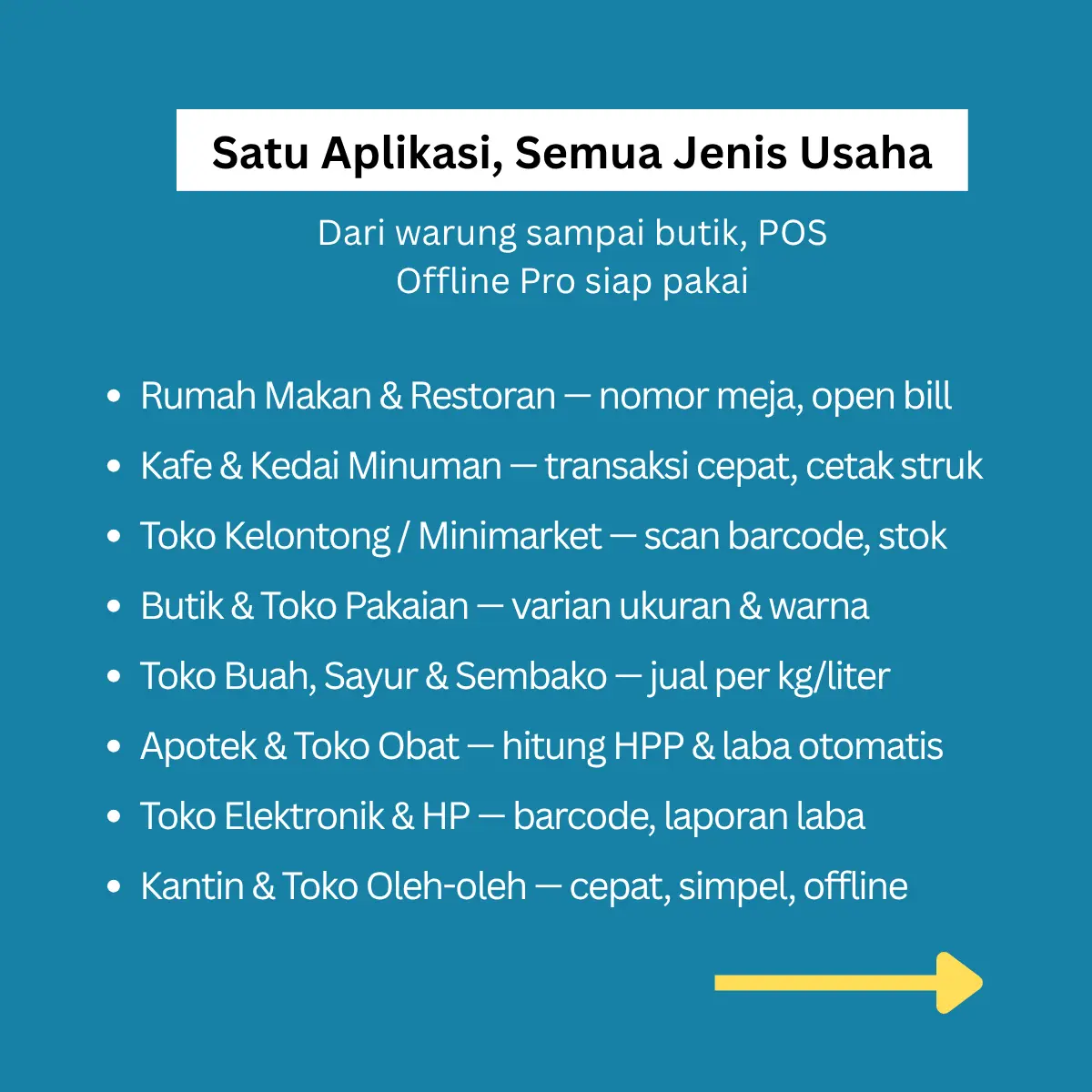 POS Offline Pro (+SourceCode) — Aplikasi Kasir Offline Fitur Lengkap untuk Semua Usaha